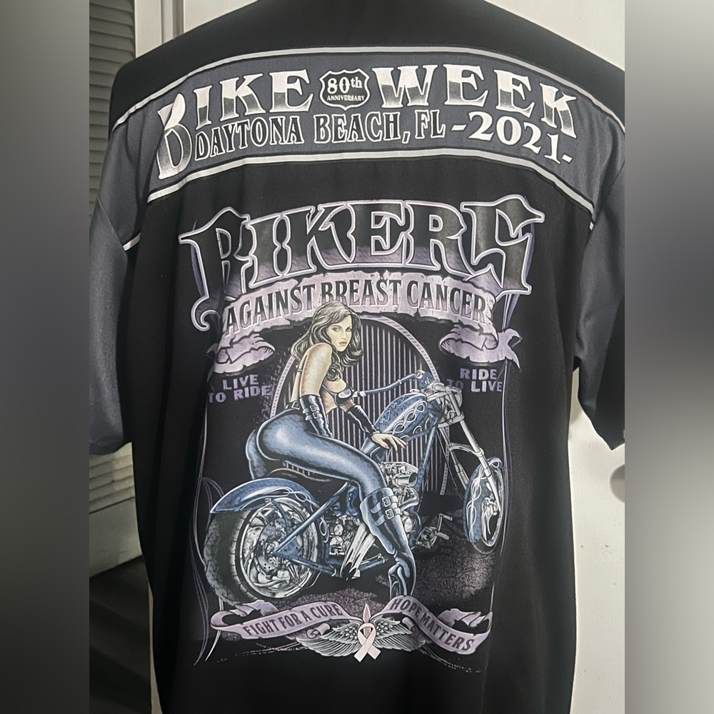 Daytona Beach Bike Week Bikers Against Breast Cancer Shirt